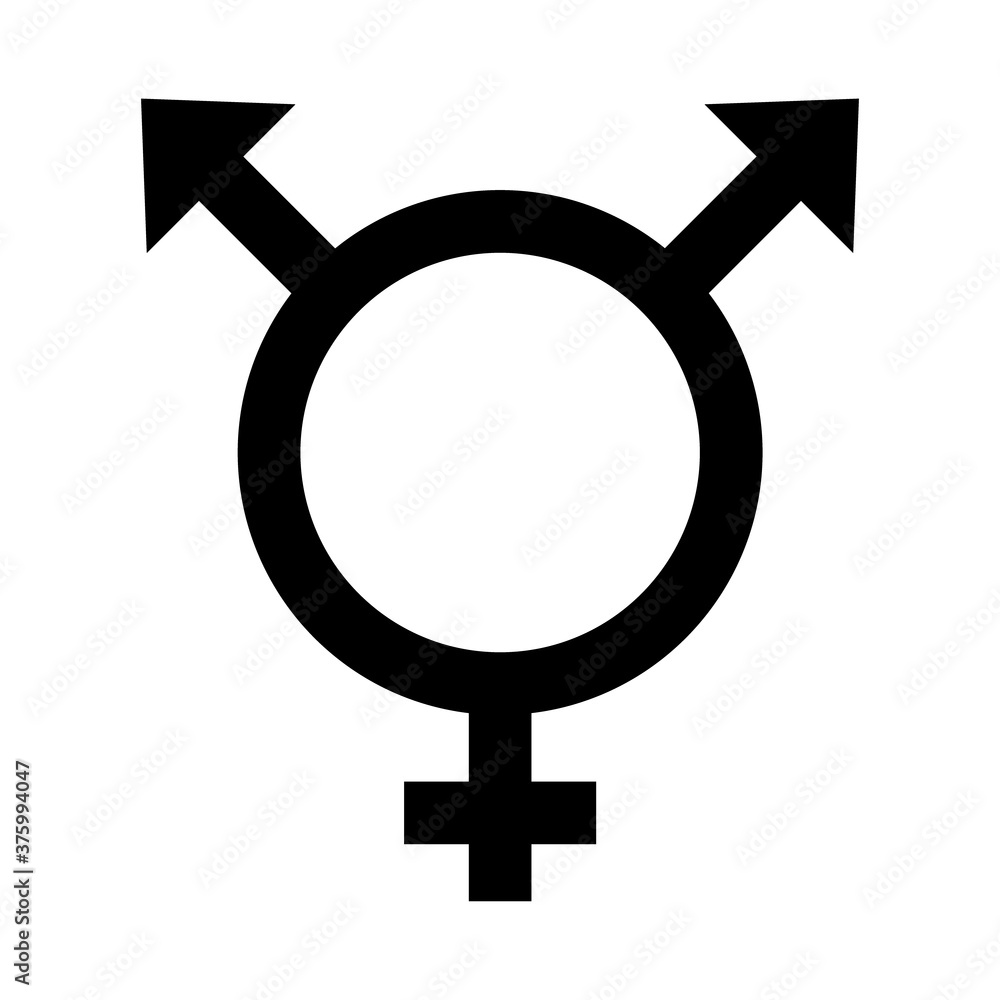 bisexual man gender symbol of sexual orientation line style icon bisexual man gender symbol of sexual orientation line style icon