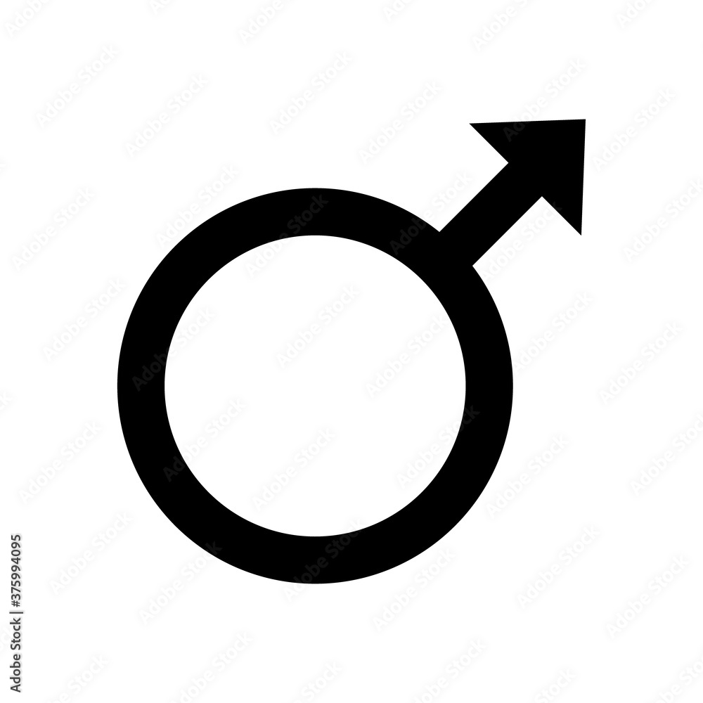 male gender symbol of sexual orientation line style icon male gender symbol of sexual orientation line style icon