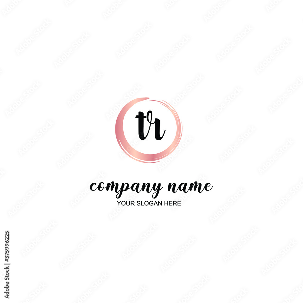 TR Initial handwriting logo template vector
TR Initial handwriting logo template vector