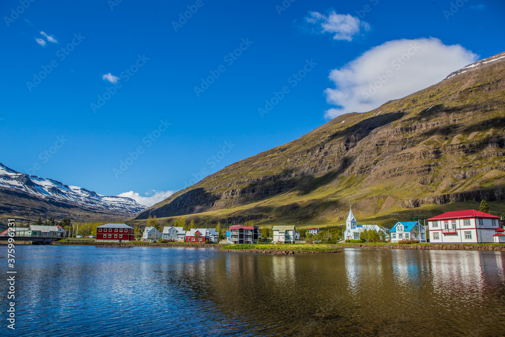 Seydisfjordur, a small town at the northeast part of Iceland.