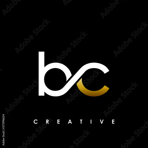 bc Letter Initial Logo Design Template Vector Illustration