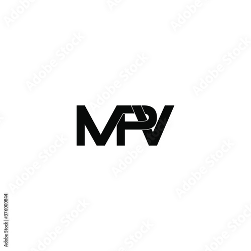 mpv letter original monogram logo design Free Download mpv letter original monogram logo design - GFXLoad