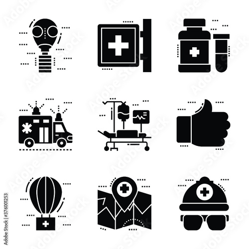 Emergency Services Solid Vectors Pack