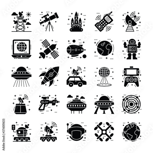 Space And Galaxy Icons