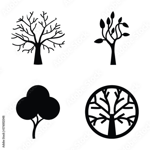Tree Symbols Icon Bundle 