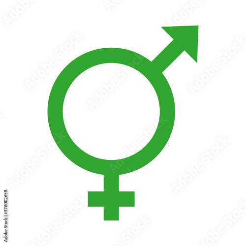 hermaphrodite gender symbol of sexual orientation multy style icon