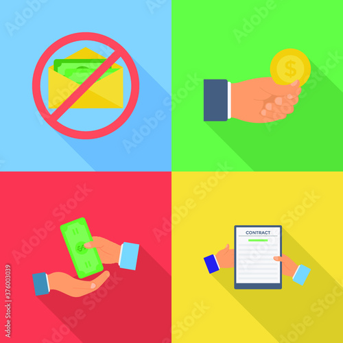 Anti Corruption Flat Icons