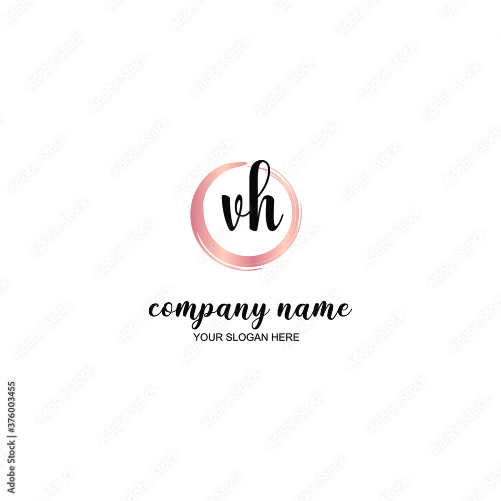 VH Initial handwriting logo template vector
VH Initial handwriting logo template vector