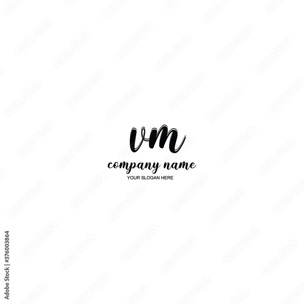 VM Initial handwriting logo template vector
VM Initial handwriting logo template vector