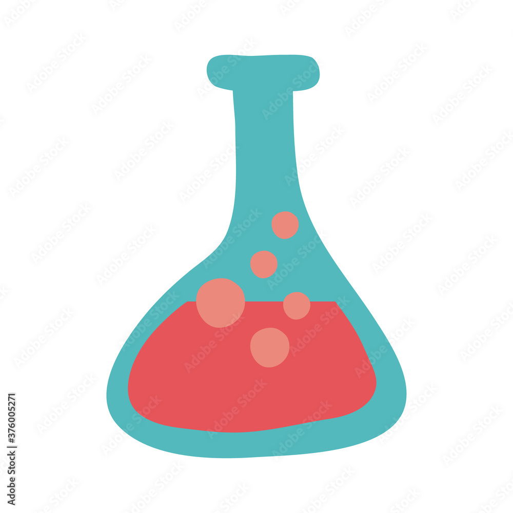 tube flask test laboratory flat style icon tube flask test laboratory flat style icon
