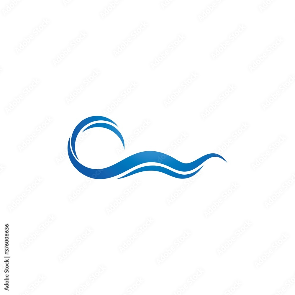 Water Wave symbol and icon Logo Template Water Wave symbol and icon Logo Template