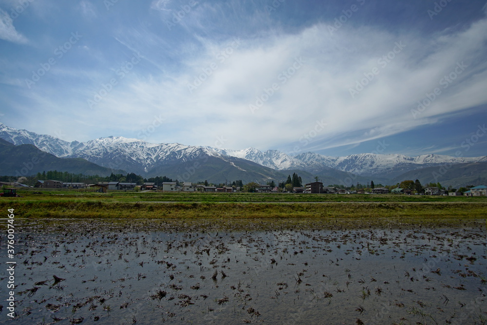 Beautiful landscape in Northern Alps of Japan, Hakuba