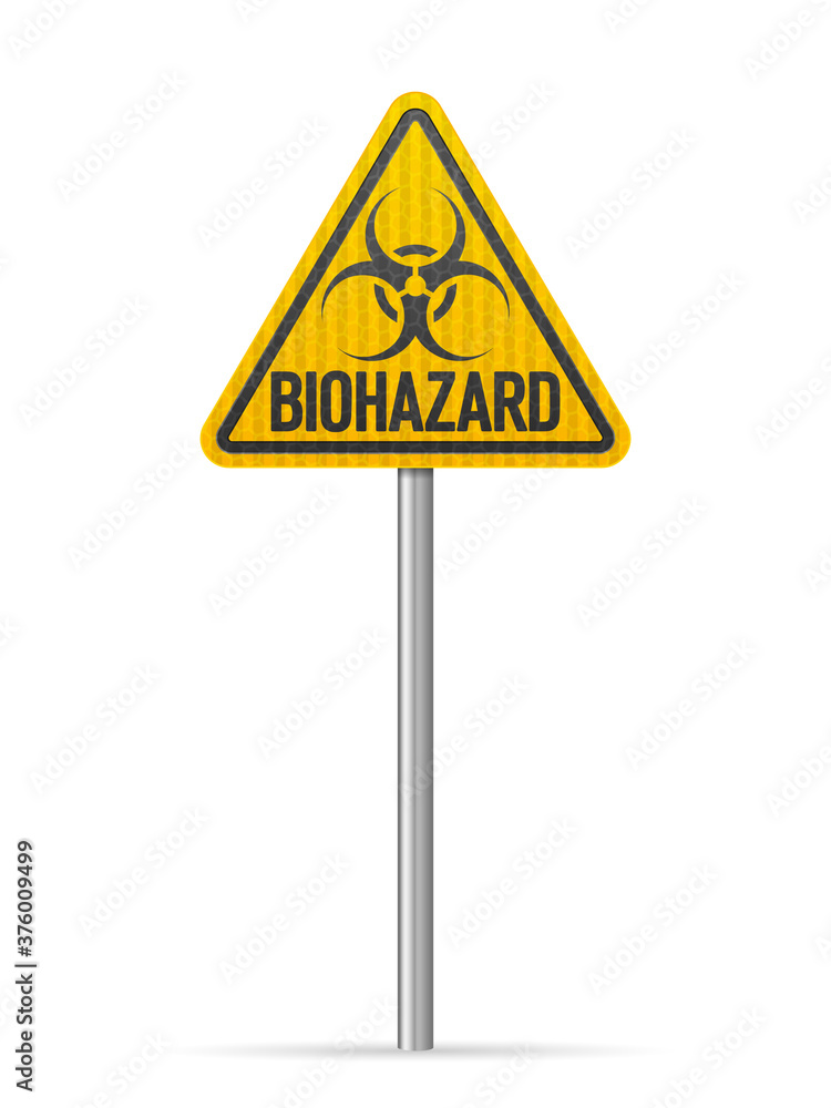 Road sign biohazard