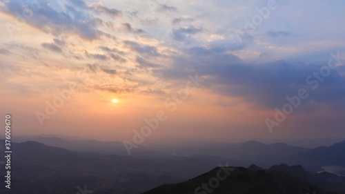 The sun and I decided to rise to the occasion. Captured from the top of Mt.Kalsubai, the highest peak of Maharashtra, India. 