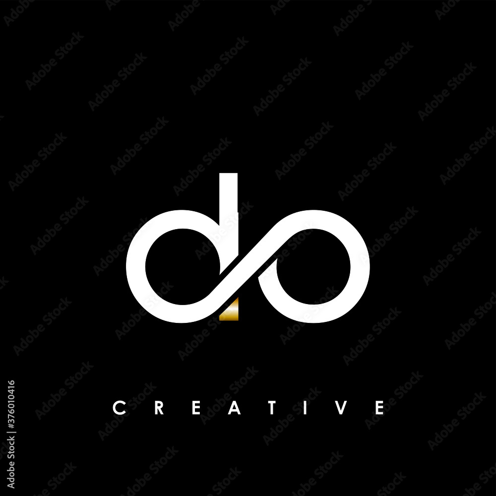 DO Letter Initial Logo Design Template Vector Illustration DO Letter Initial Logo Design Template Vector Illustration
