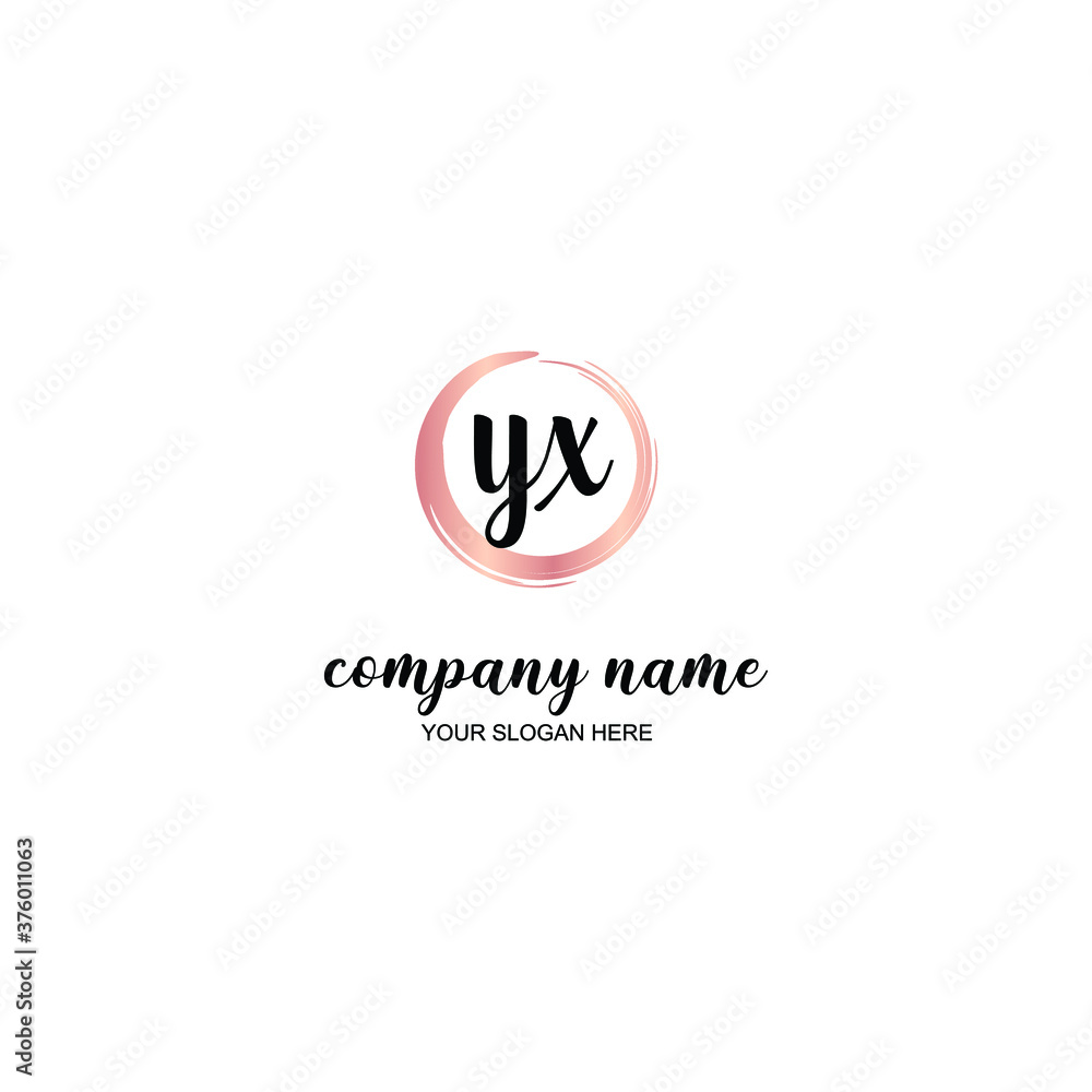 YX nitial handwriting logo template vector
YX nitial handwriting logo template vector