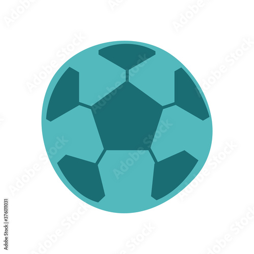 balloon soccer flat style icon