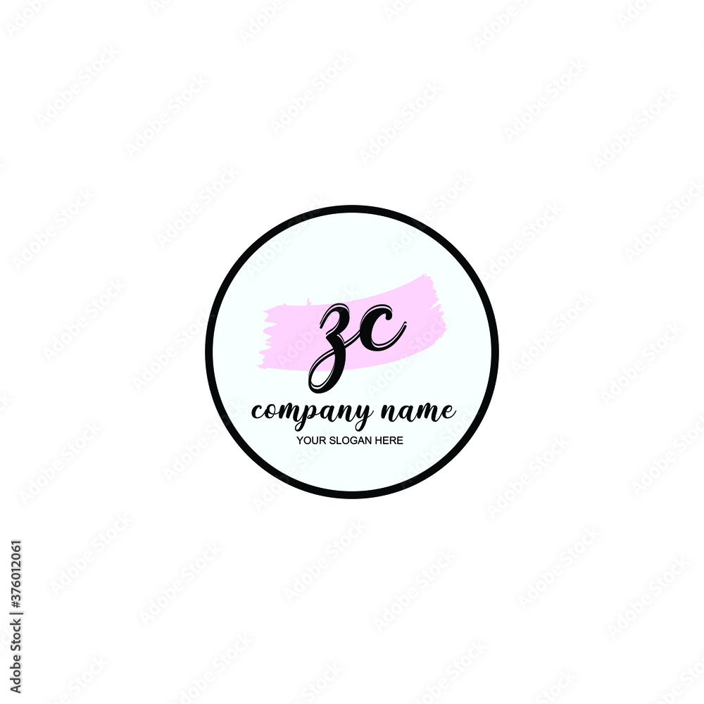 ZC Initial handwriting logo template vector
ZC Initial handwriting logo template vector
