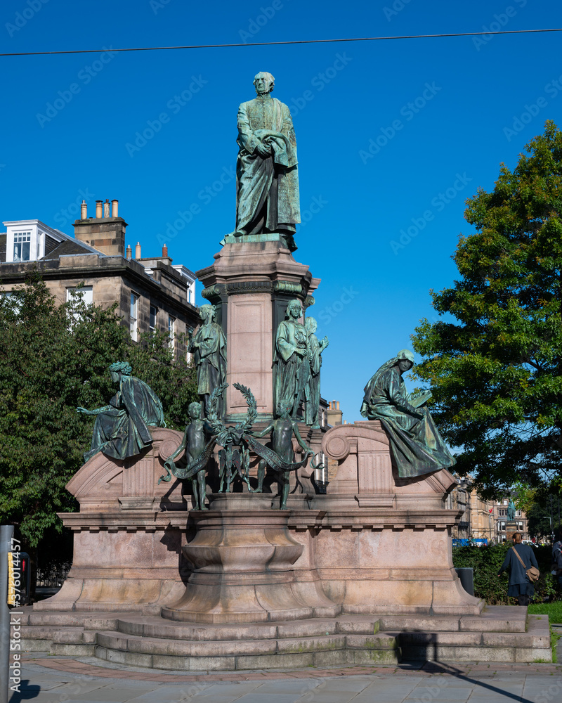 gladstone memorial in edinburgh, scotland