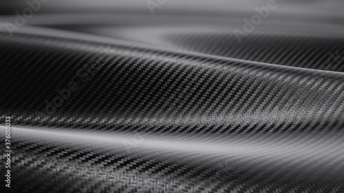 Carbon wave future texture pattern background. 3D rendering
