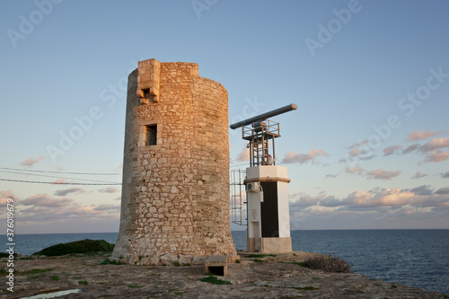 Baliza de Sa Torre d´en Beu. Santanyi. Comarca de Migjorn.Mallorca. Balearic Islands.Spain photo