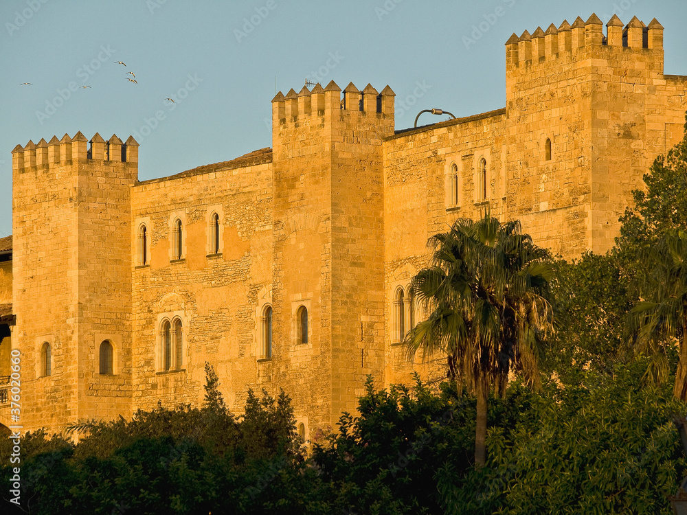 Palacio de la Almudaina, Hort del Rei.Palma.Mallorca.Baleares.España.
