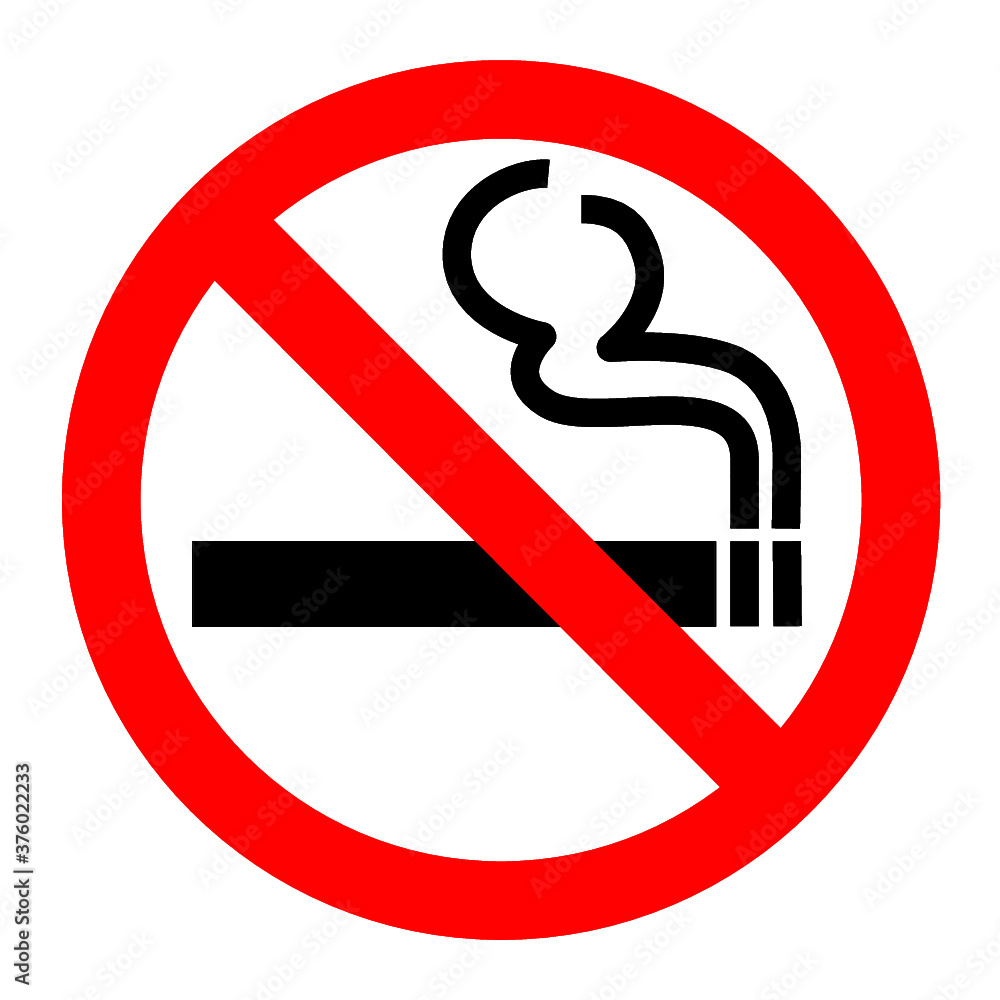 no smoking sign isolated vector no smoking sign isolated vector