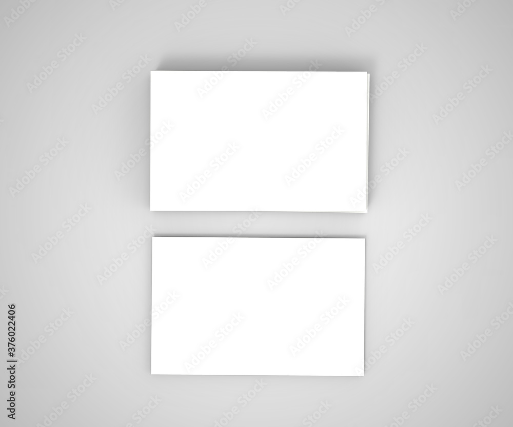 High resolution white blank Business card