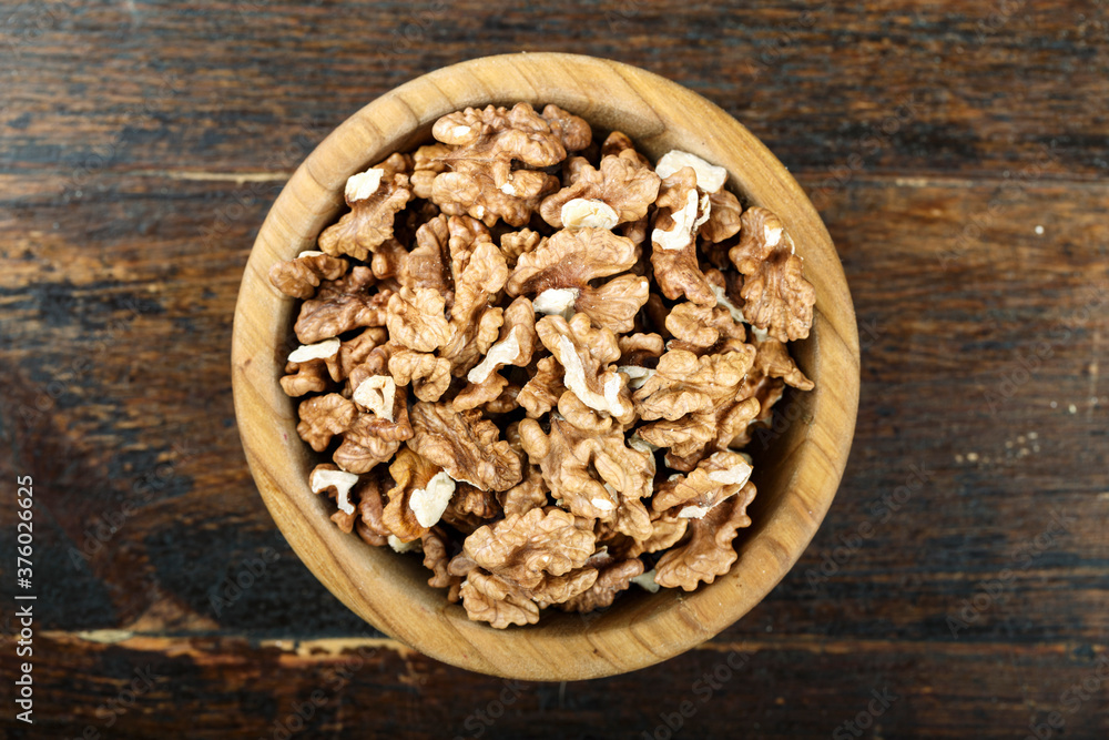 walnuts in a plate walnuts in a plate