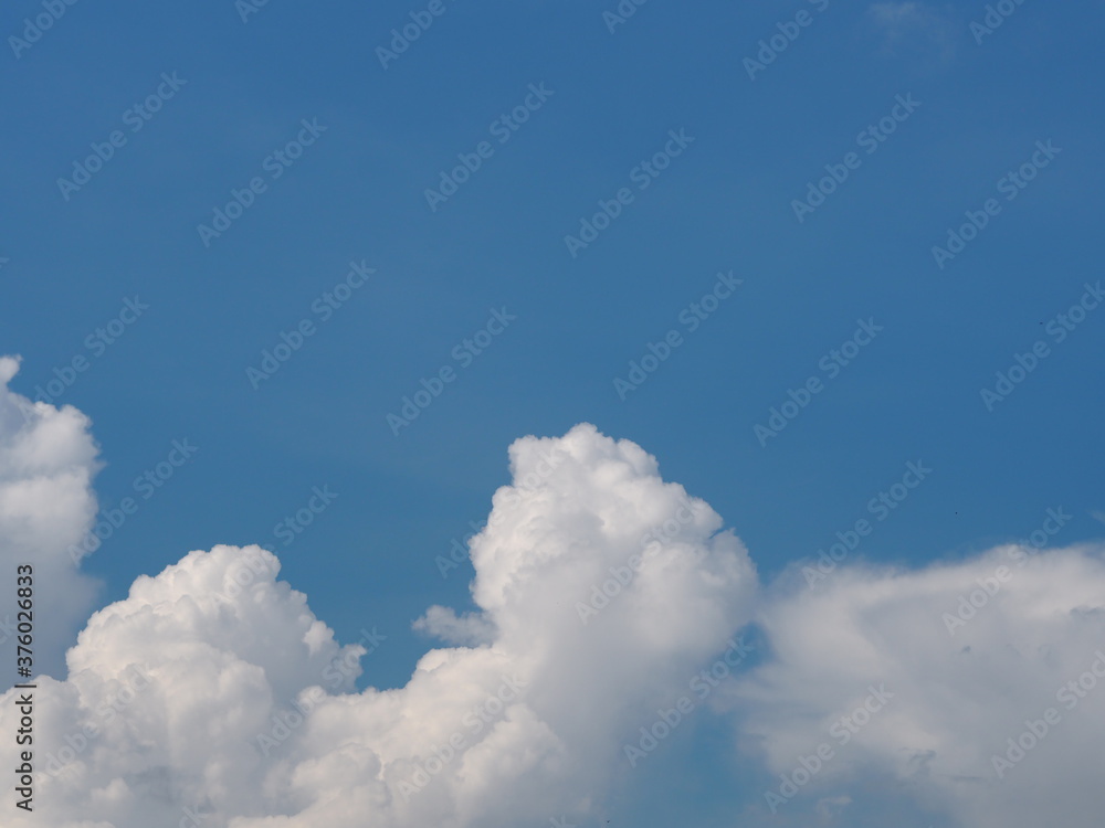 Altostratus white clouds in the blue sky natural background beautiful nature environment space for write Altostratus white clouds in the blue sky natural background beautiful nature environment space for write