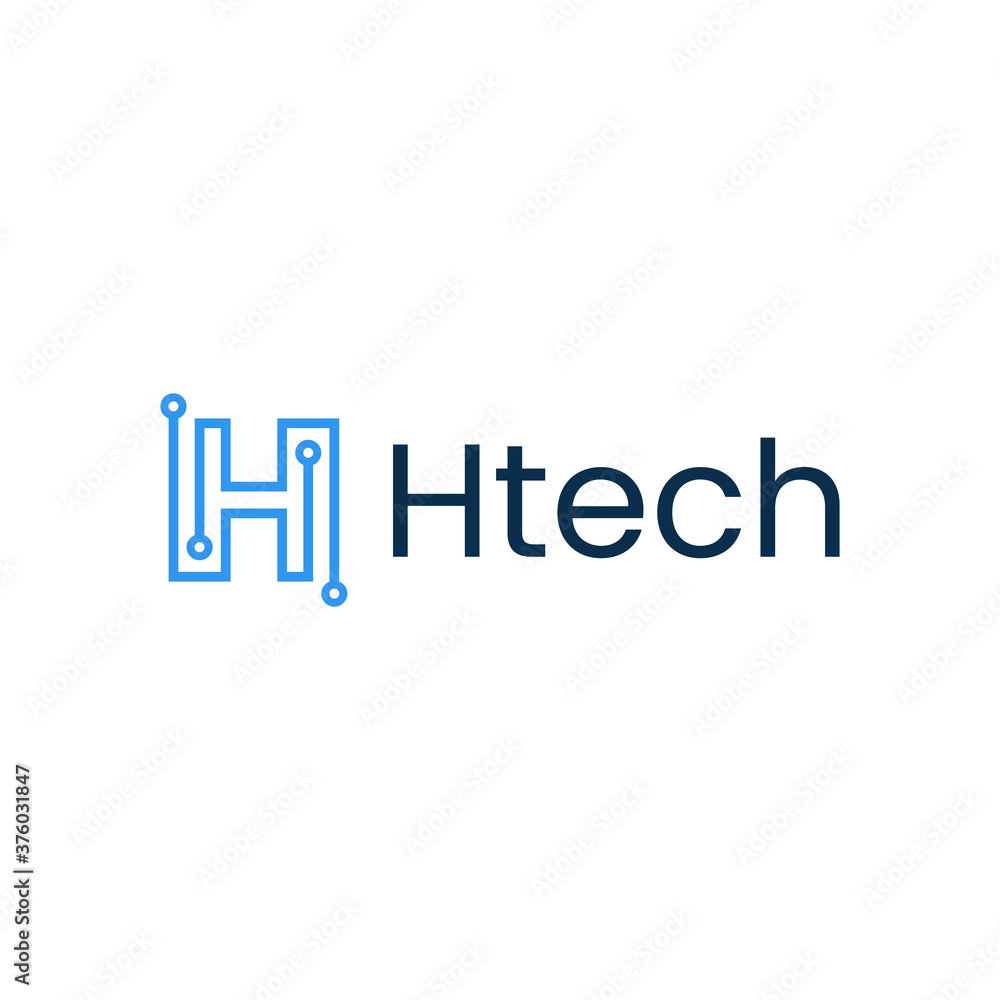 letters H tech logo vector modern sophisticated simple designs with blue color and white background letters H tech logo vector modern sophisticated simple designs with blue color and white background