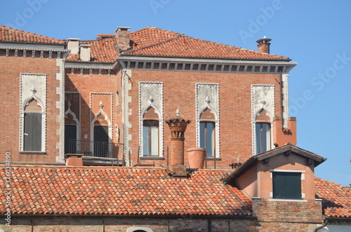  historical architecture typical of Venetian palaces