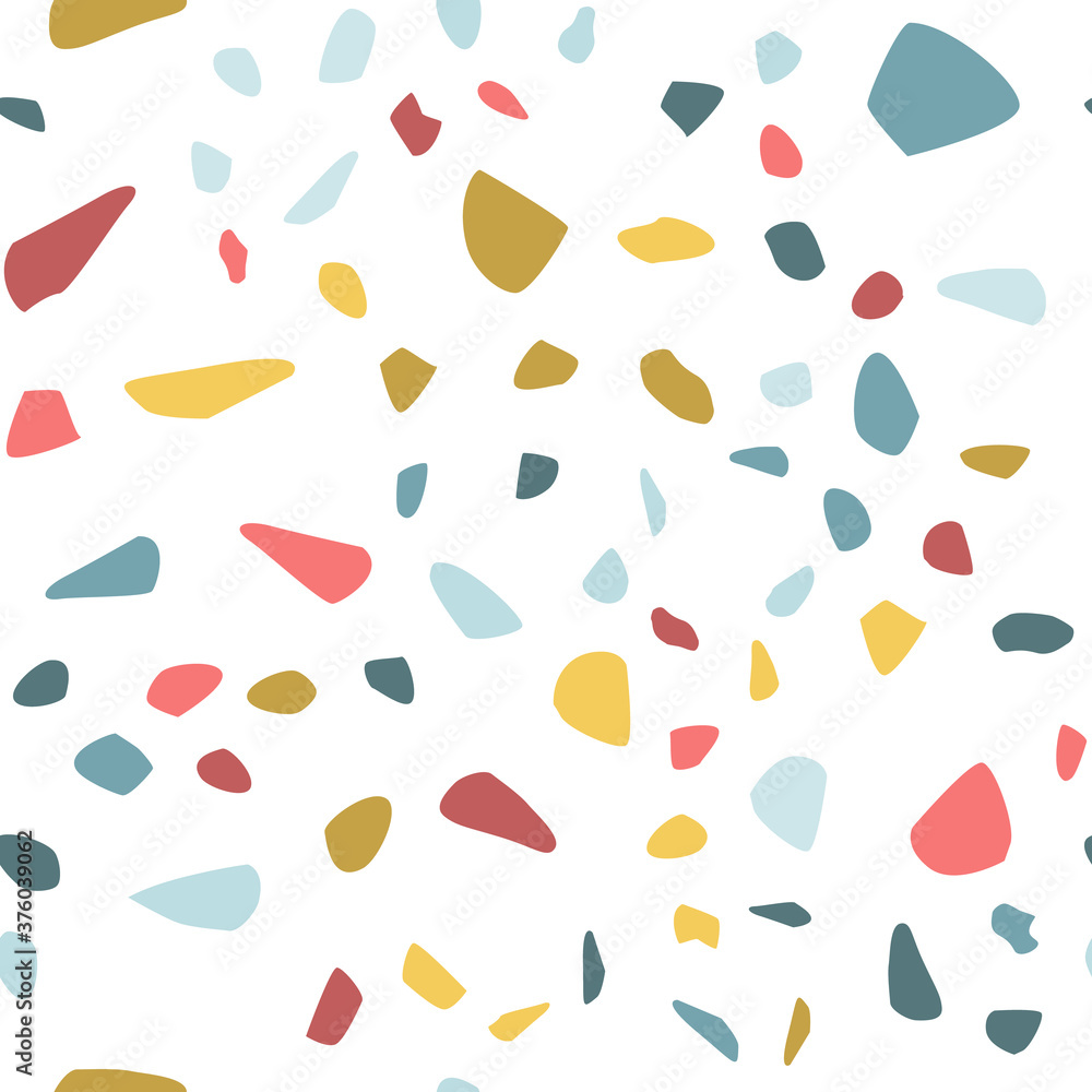 Terrazzo seamless pattern. Pastel colors. Marble. Abstract background. Terrazzo seamless pattern. Pastel colors. Marble. Abstract background.