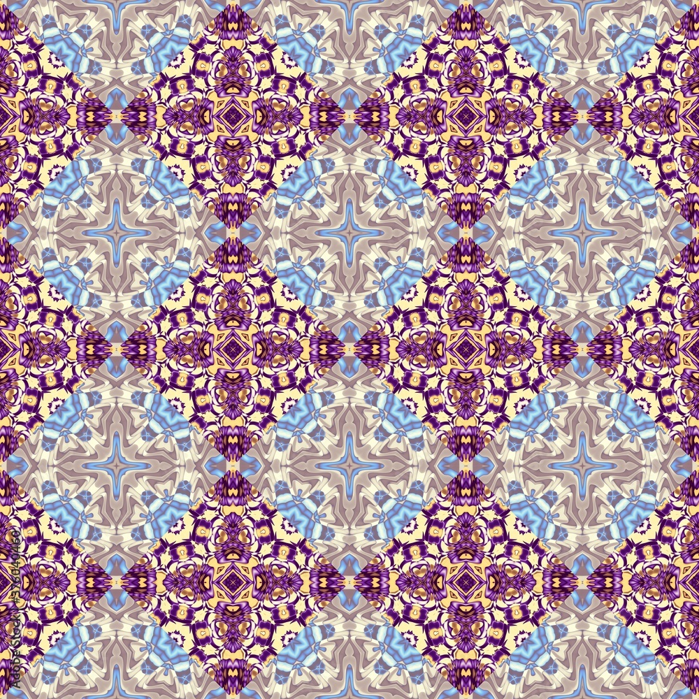 Abstract mosaic art pattern. Seamless ornament. Abstract mosaic art pattern. Seamless ornament.