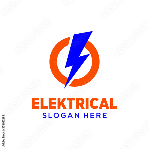 electrical logo design concept