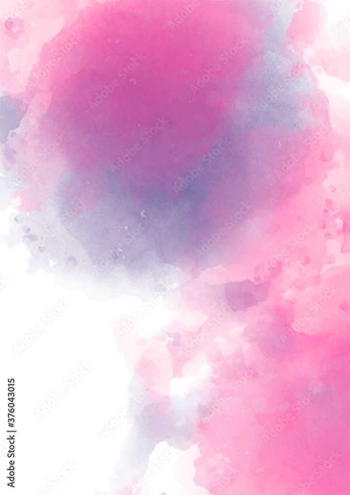 pink violet bright, rich watercolor background