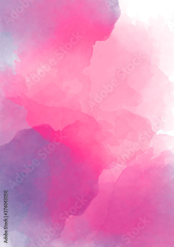 pink violet bright, rich watercolor background