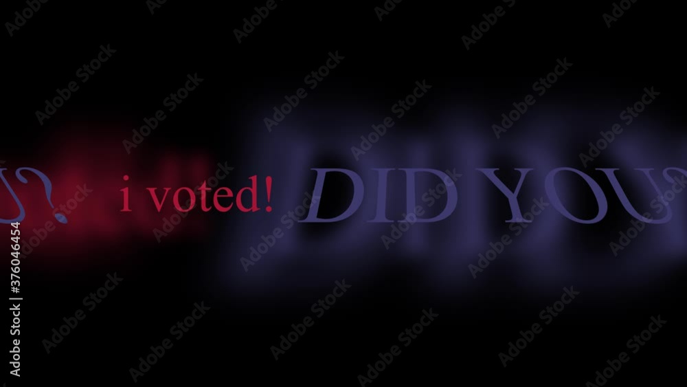 I Voted Urge to vote 2020 Elections Seamless Loop Chyron US Flag Colors Scroll I Voted Urge to vote 2020 Elections Seamless Loop Chyron US Flag Colors Scroll