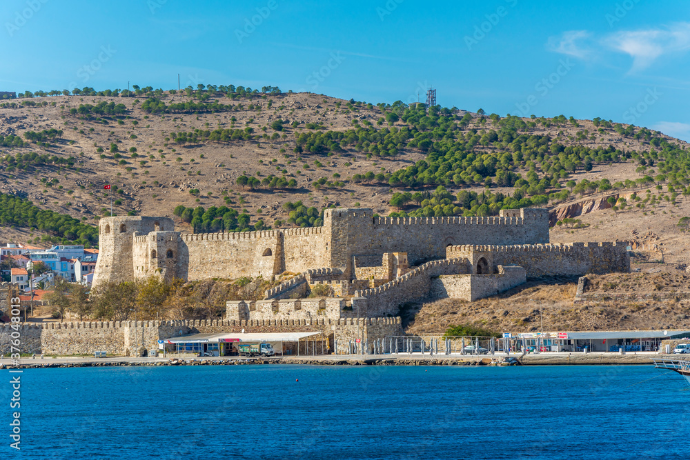 The Castle of Bozcaada Island in Turkey