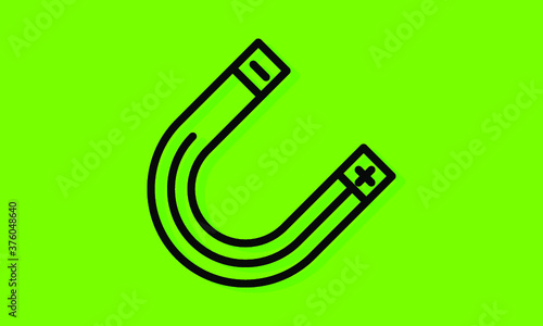 magnet vector icon