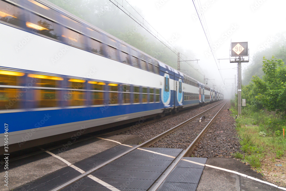 Obraz premium train in motion