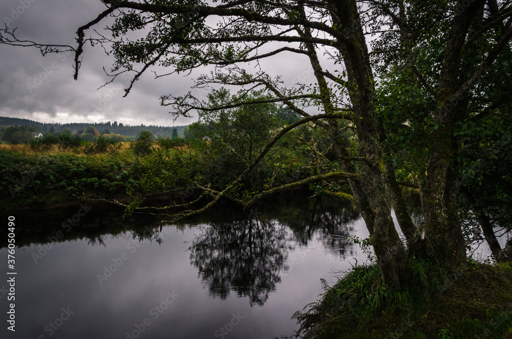 Forth river in Aberfoyle, Loch Lomond and The Trossachs National Park, Scotland Forth river in Aberfoyle, Loch Lomond and The Trossachs National Park, Scotland
