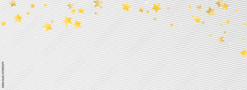 Yellow Party Stars Vector Transparent Background. Yellow Party Stars Vector Transparent Background.