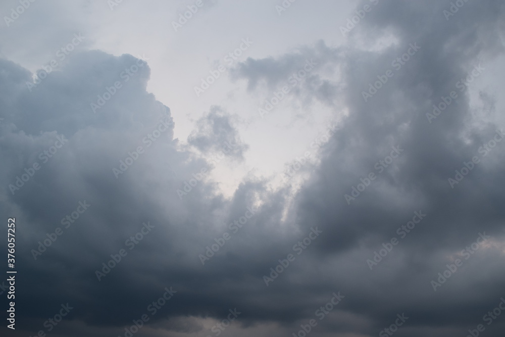 Obraz premium storm clouds time lapse