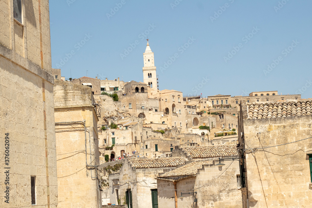 view of the city of matera