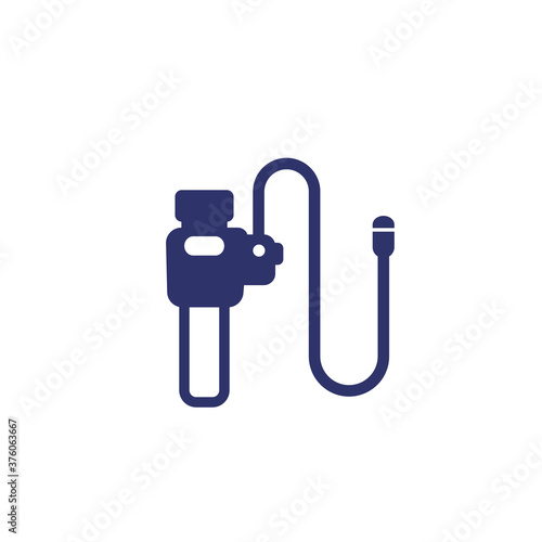endoscope for colonoscopy, endoscopy icon