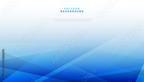 abstract modern blue polygon shape background