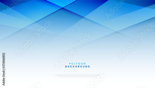 abstract modern blue polygon shape background