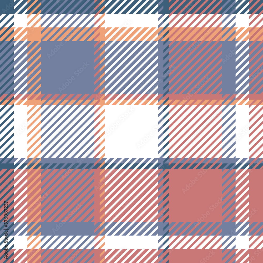 Plaid or tartan vector is background or texture in many color of graphic design Plaid or tartan vector is background or texture in many color of graphic design