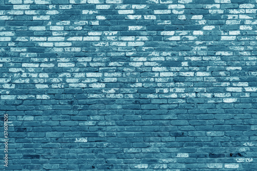 Azura brick building wall. Interior of a modern loft. Background for design.